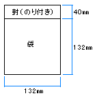 OPP透明フィルム寸法