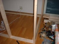 防音室の骨組み